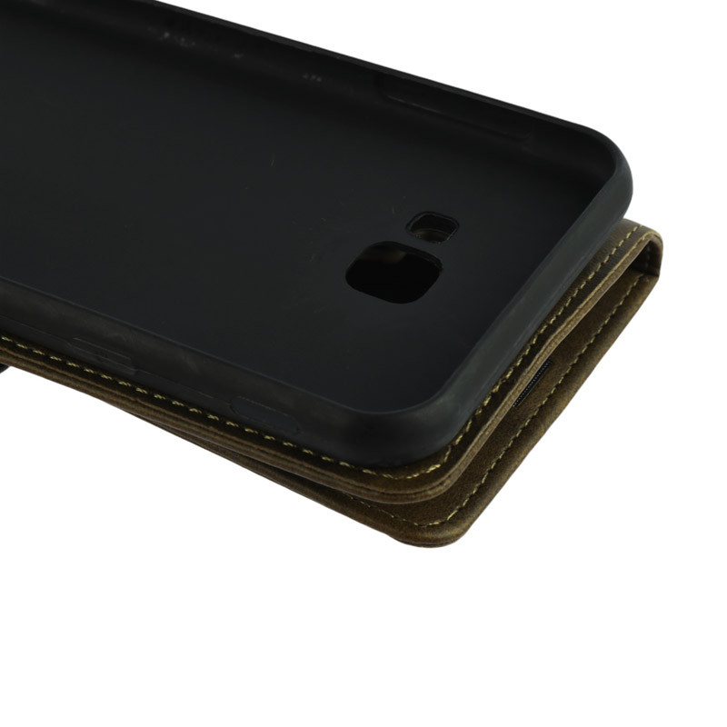 کیف چرمی مگنتی محافظ لنزدار سامسونگ Galaxy J4 Plus