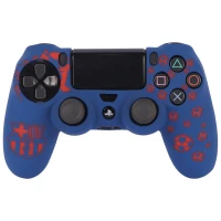 روکش دسته بازی PS4 طرح Barcelona آبی قرمز