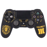 روکش دسته بازی PS4 طرح Call of duty Black Ops 3 مشکی زرد