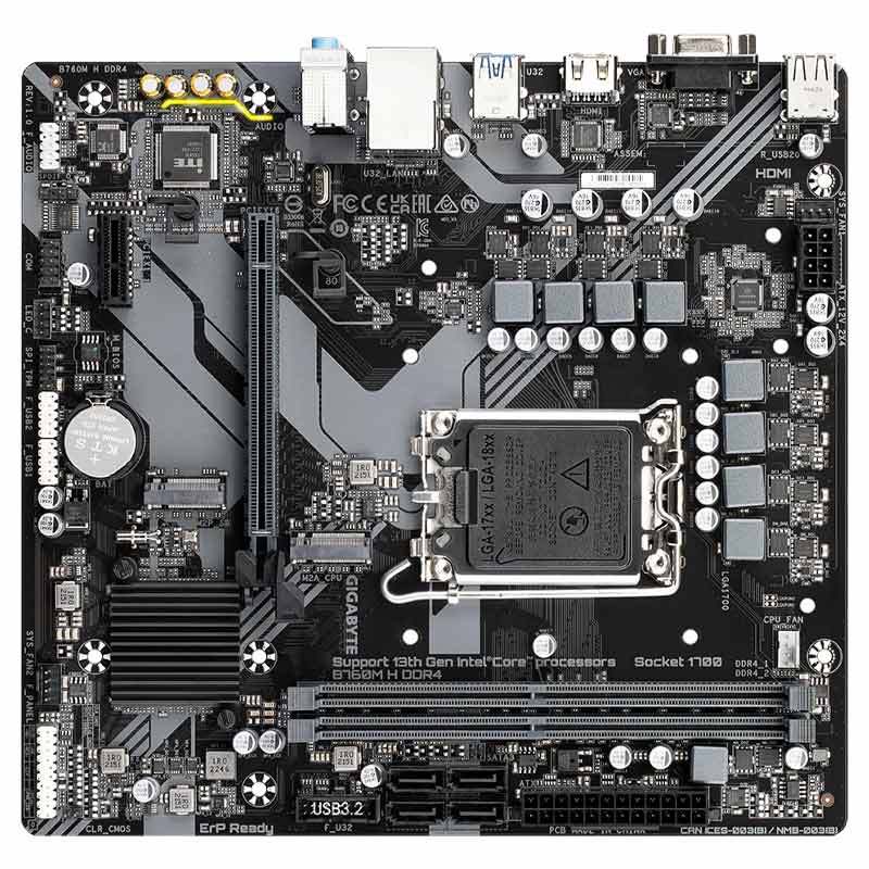 مادربرد گیگابایت B760M H rev.1.0 DDR4
