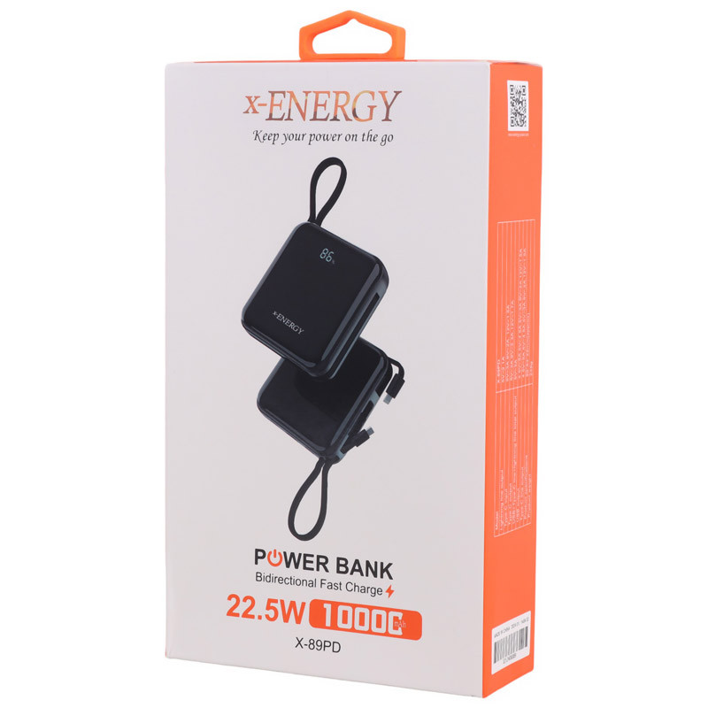 پاور بانک ایکس انرژی X-89PD 22.5W ظرفیت 10000 میلی آمپر ساعت
