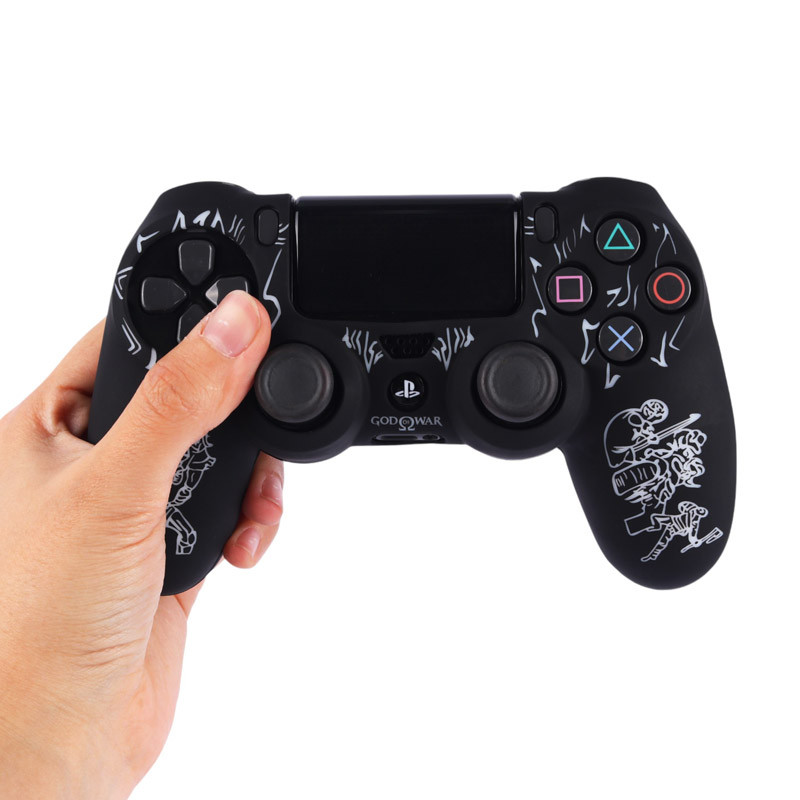 روکش دسته بازی PS4 طرح God Of War مشکی سفید کد 3