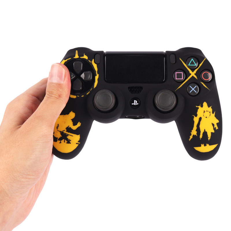 روکش دسته بازی PS4 طرح Dark Souls 3 مشکی زرد