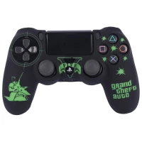 روکش دسته بازی PS4 طرح GTA مشکی سبز