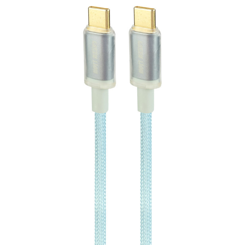 کابل تبدیل فست شارژ Green Lion GNTPTGH60CTCBK Type-C To Type-C PD 60W 1m