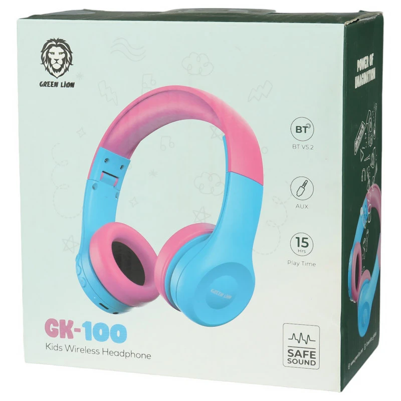 هدفون بلوتوثی گرین لاین GK-100 GN100KIDHPBLPK
