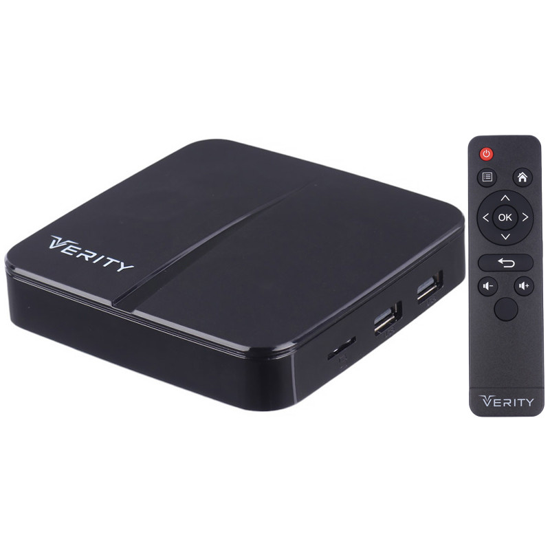 اندروید باکس Verity V-AB9112A 4K + ریموت کنترل