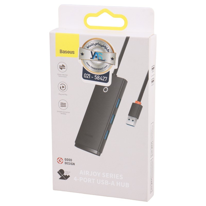 هاب 4 پورت USB 3.0 باسئوس Baseus Airjoy WKQX08000