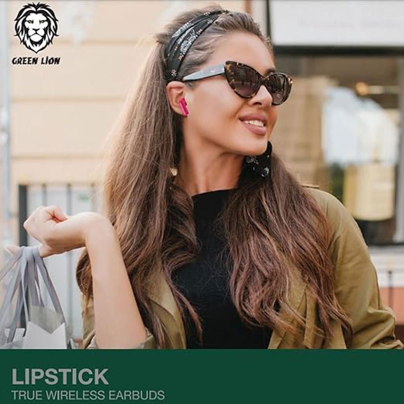 هندزفری بلوتوثی دوتایی Green Lion Lipstick TWS