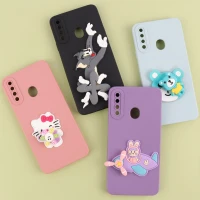 قاب سیلیکونی اسپینر دار محافظ لنزدار سامسونگ Galaxy A20s