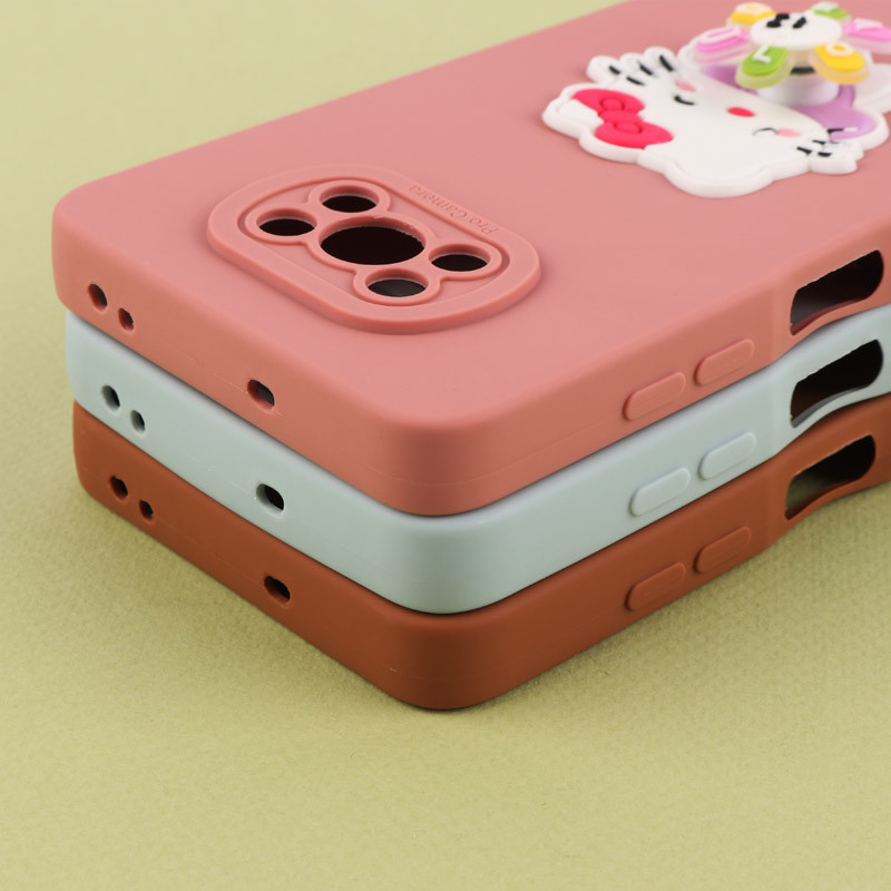قاب سیلیکونی اسپینردار محافظ لنزدار شیائومی Poco X3 / X3 NFC / X3 Pro
