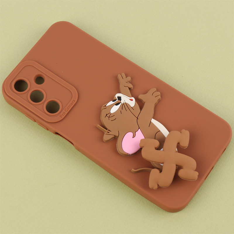 قاب سیلیکونی اسپینردار محافظ لنزدار سامسونگ Galaxy A15