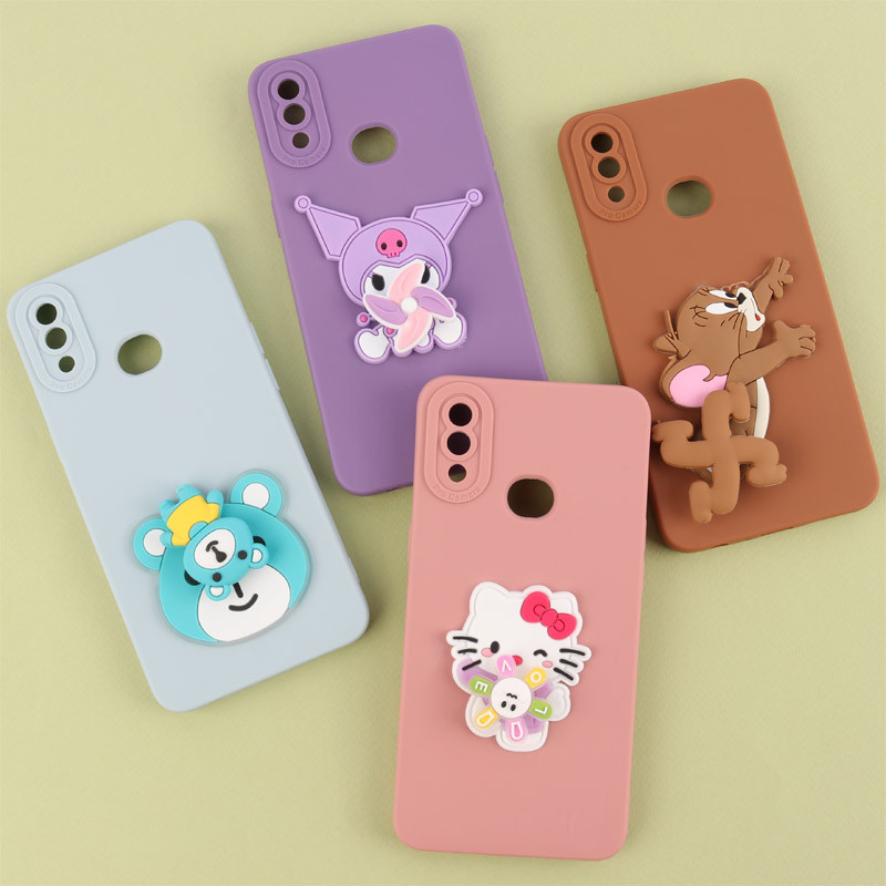 قاب سیلیکونی اسپینر دار محافظ لنزدار سامسونگ Galaxy A10s