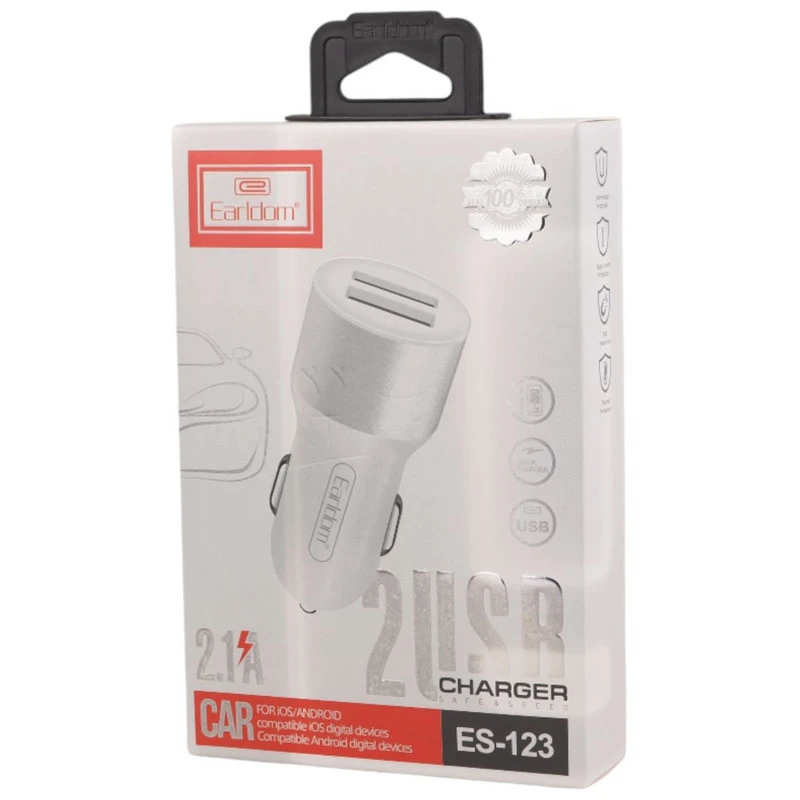 شارژر فندکی Earldom ES-123 2.1A