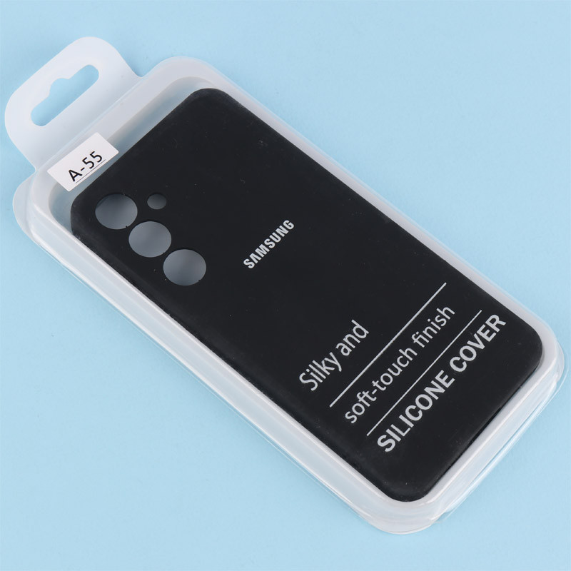 قاب سیلیکونی Highcopy زیر بسته محافظ لنزدار سامسونگ Galaxy A55