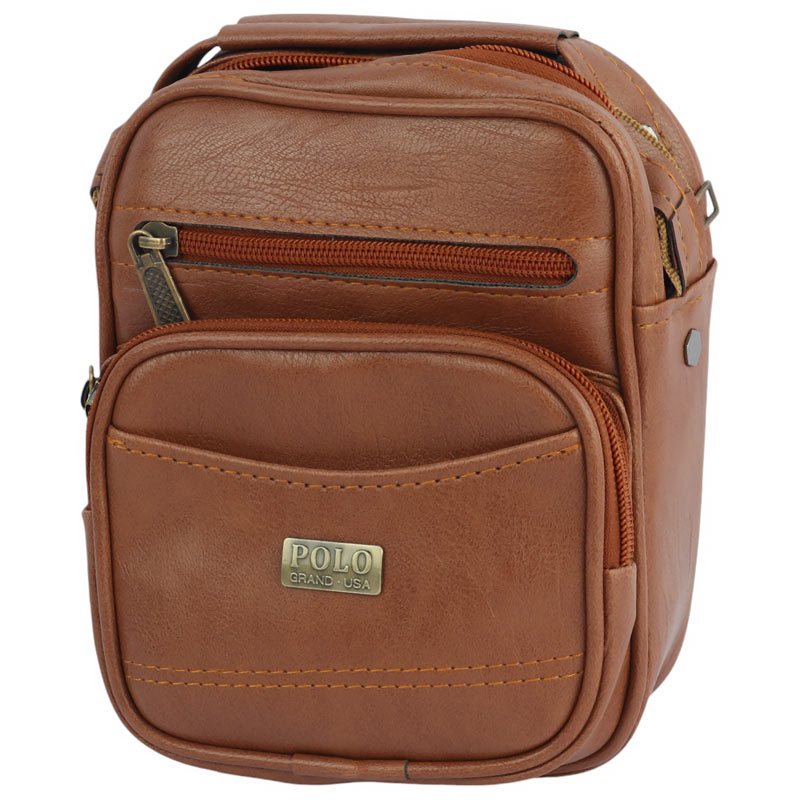 کیف دوشی چرمی POLO کد MC-153