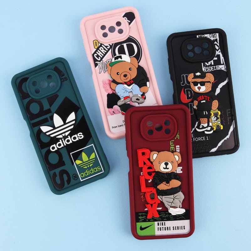 قاب سولید شیائومی Poco X3 / X3 NFC / X3 Pro برجسته محافظ لنزدار