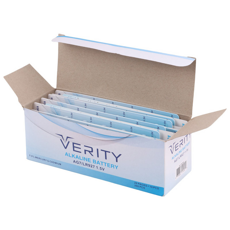 باتری سکه ای Verity Alkaline AG7 بسته 10 عددی