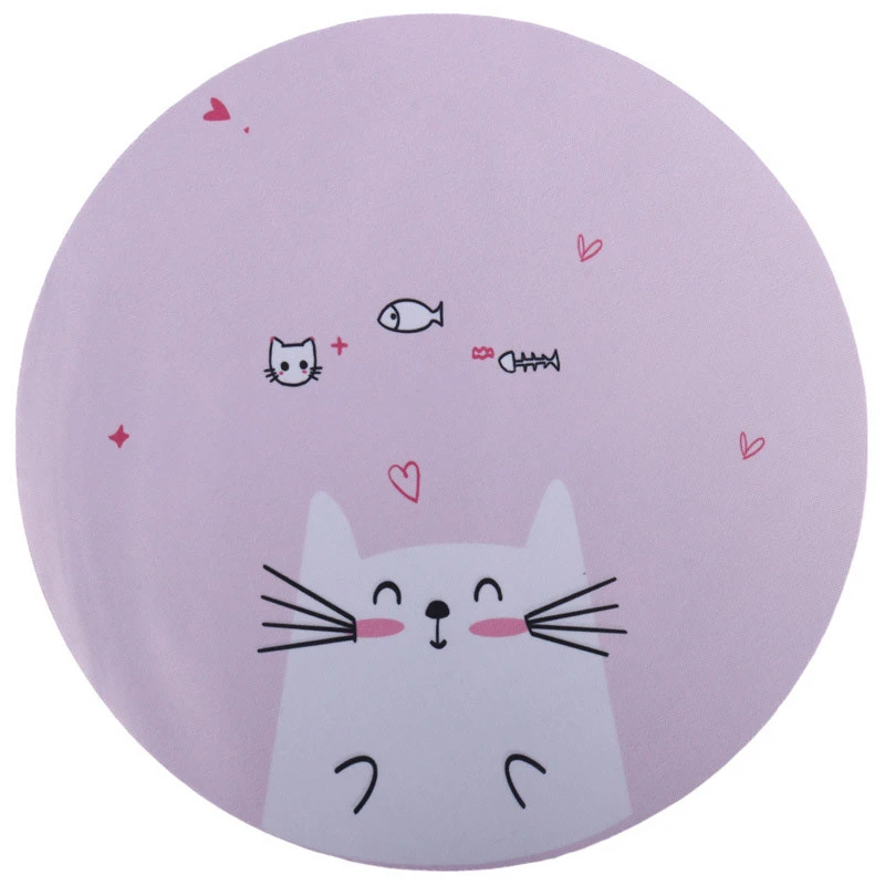 پد موس Qihe QH-1 19.5*19.5cm طرح گربه