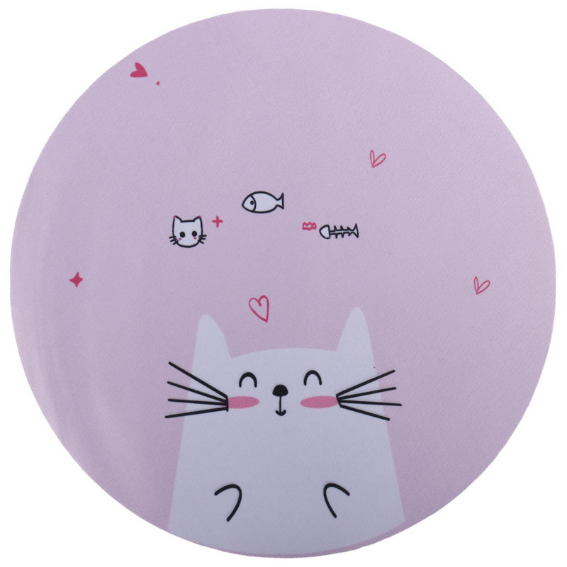 پد موس Qihe QH-1 19.5*19.5cm طرح گربه