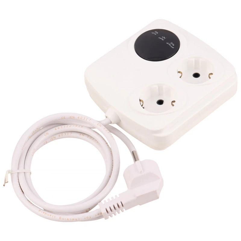 محافظ برق یخچال و فریزر 2 خانه ارت دار آفر الکترونیک Offer Electronic OR-302