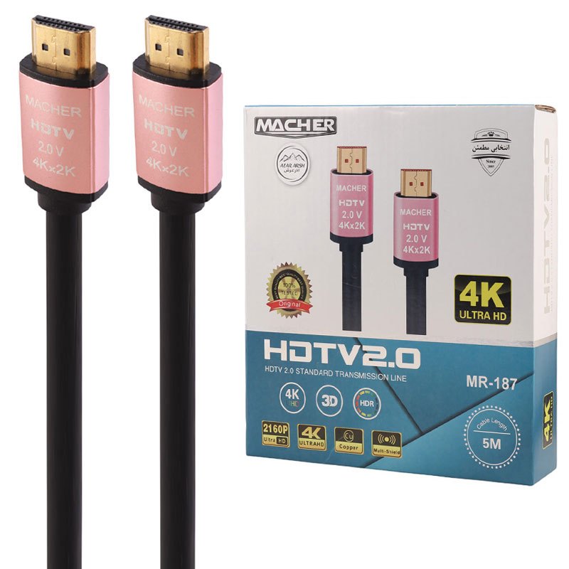 کابل HDMI 4K مچر MR-187 طول 5 متر