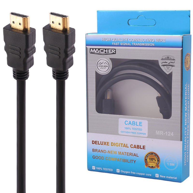 کابل HDMI مچر MR-124 طول 1.5 متر