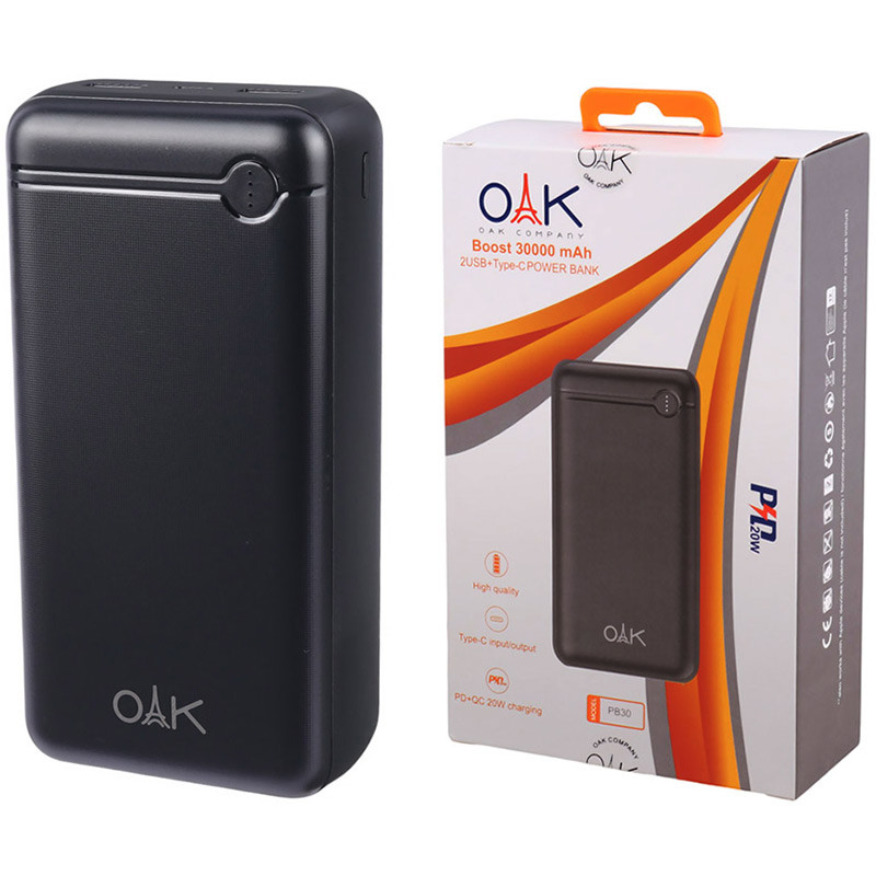 پاور بانک oak 30000 مدل PB30