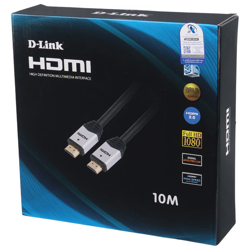 کابل HDMI 4K دی لینک HCB-4AABLBR-10 طول 10 متر