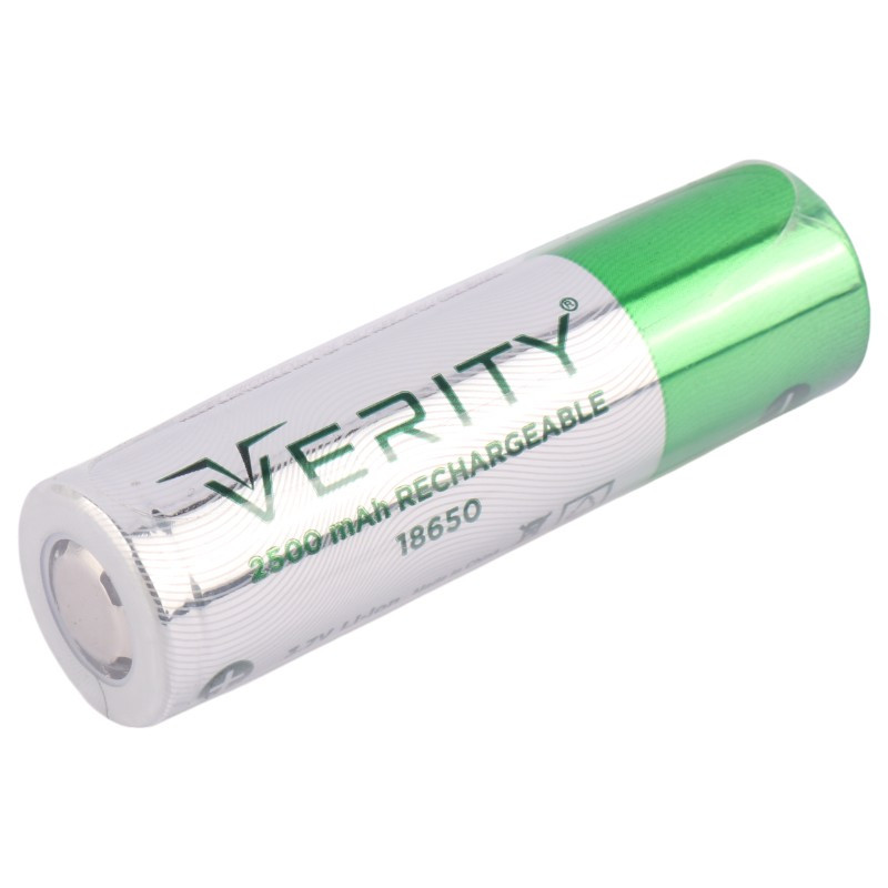 باتری لیتیومی شارژی Verity 18650 2500mAh