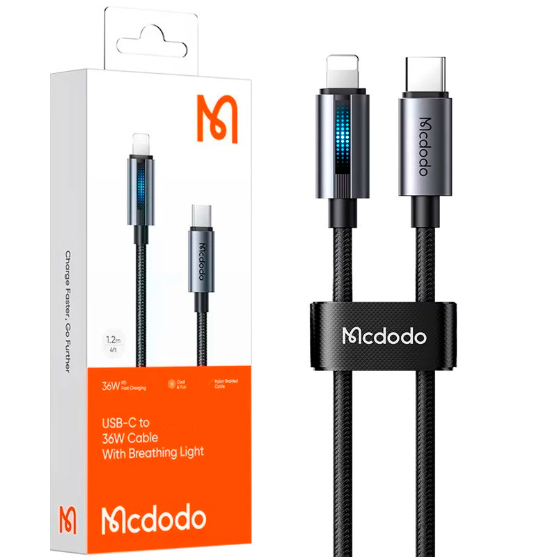 کابل تبدیل فست شارژ Mcdodo CA-571 Type-C To Lightning 3A PD 36W 1.2m