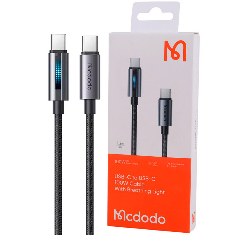 کابل تبدیل فست شارژ Mcdodo CA-574 Type-C To Type-C 5A PD 100W 1.2m