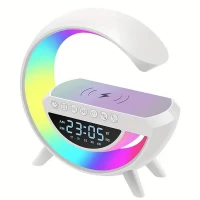شارژر بی سیم و چراغ رومیزی اسپیکر دار BT-3401 15W