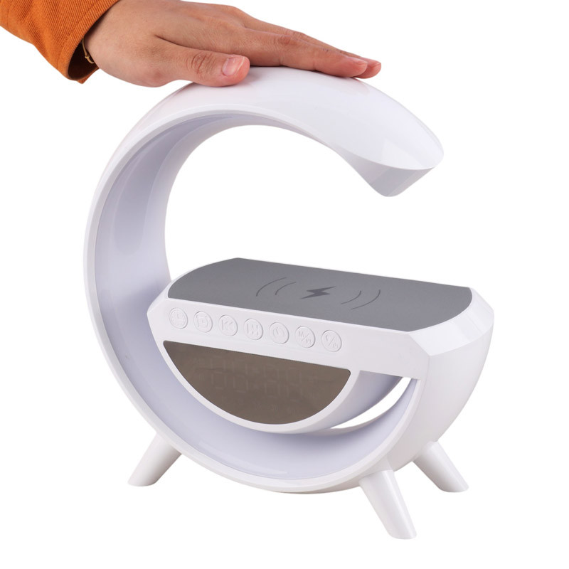 شارژر بی سیم و چراغ رومیزی اسپیکر دار BT-3401 15W
