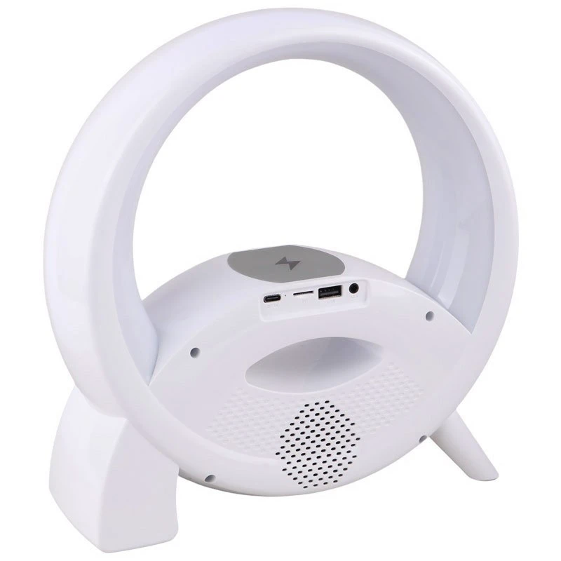 شارژر بی سیم و چراغ رومیزی اسپیکر دار Q18 15W