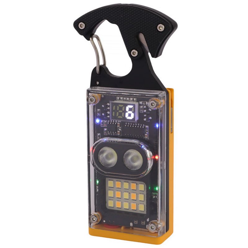 چراغ قوه همه کاره شارژی فندک دار D62