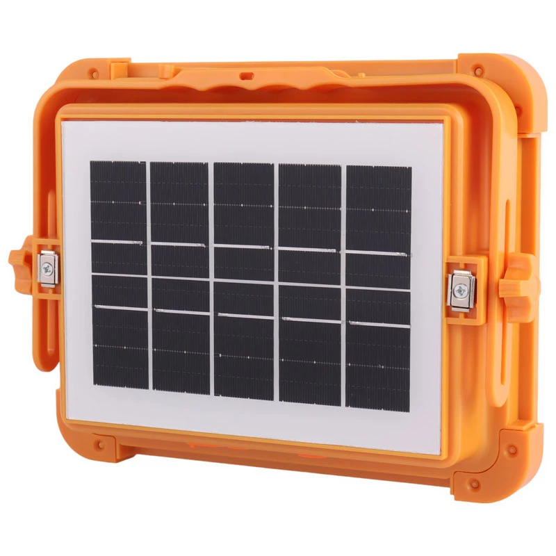 پروژکتور سیار ال ای دی شارژی و پاور بانک خورشیدی Led Solar Light کد 2