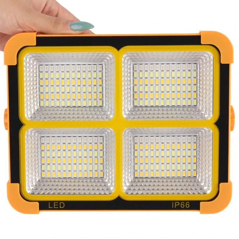 پروژکتور سیار شارژی و پاور بانک خورشیدی Led Solar Light کد 2