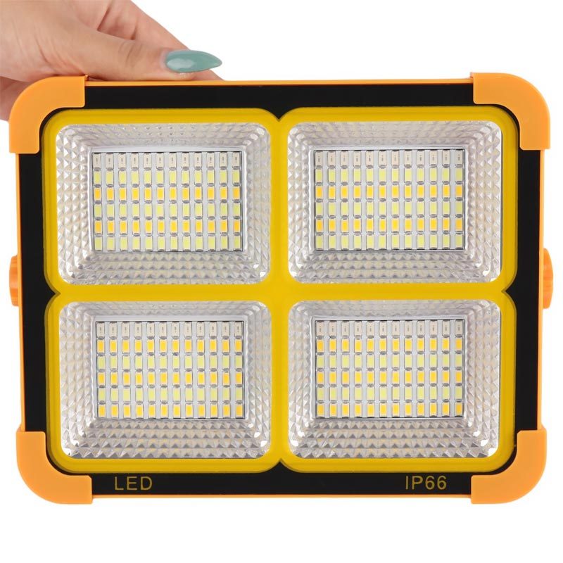 پروژکتور سیار شارژی و پاور بانک خورشیدی Led Solar Light کد 2