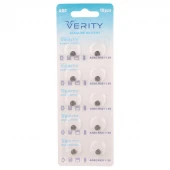 باتری سکه ای Verity Alkaline AG0 بسته 10 عددی