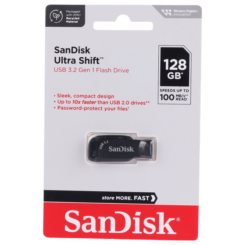 فلش 128 گیگ سن دیسک Sandisk Ultra Shift USB3.2