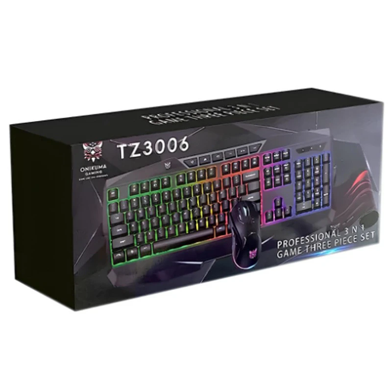 موس و کیبورد گیمینگ Onikuma TZ3006 + پد موس