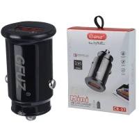 شارژر فندکی فست شارژ Gfuz CR-57 3A QC3.0 PD 21.5W