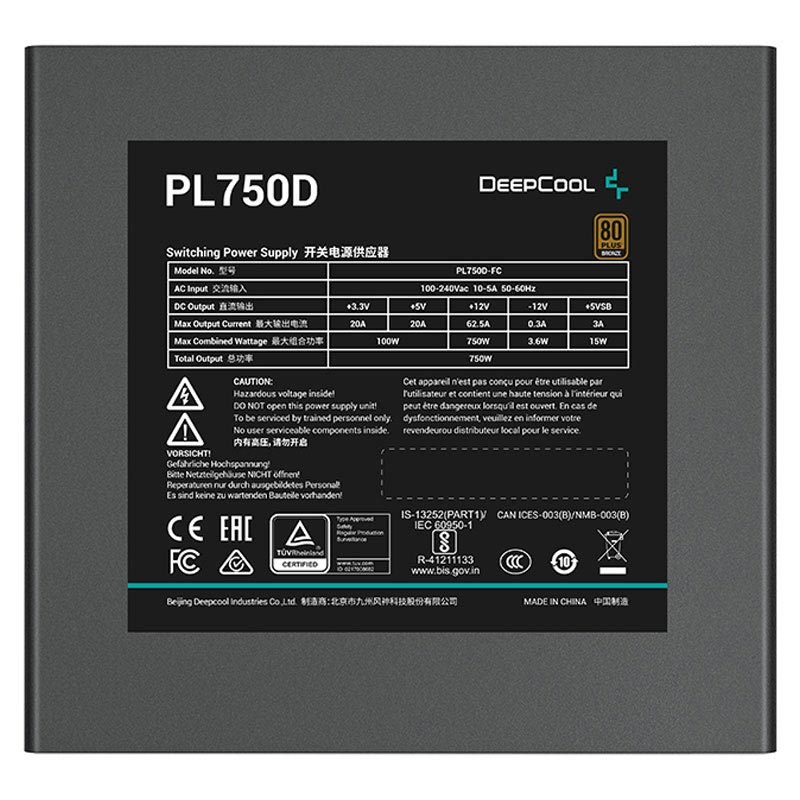 پاور دیپ کول DeepCool PL750D Bronze 750W