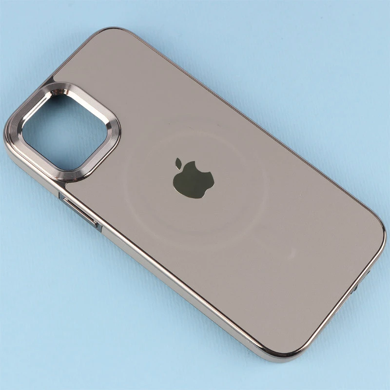 قاب چرمی مگ سیف آیفون iPhone 12 / 12 Pro دور لنز براق