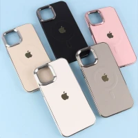 قاب چرمی مگ سیف آیفون iPhone 12 Pro Max دور لنز براق