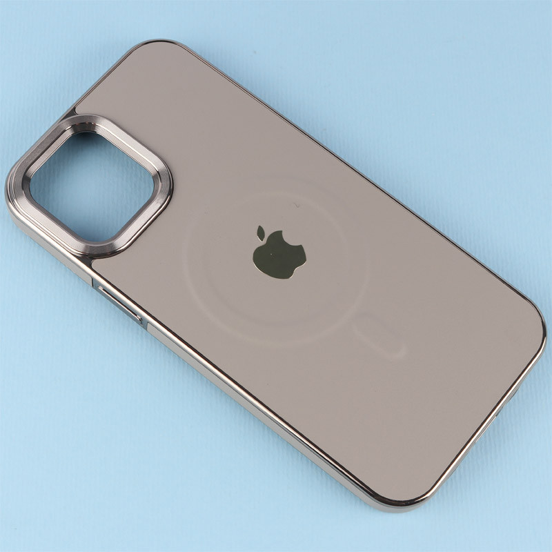 قاب چرمی مگ سیف آیفون iPhone 12 Pro Max دور لنز براق