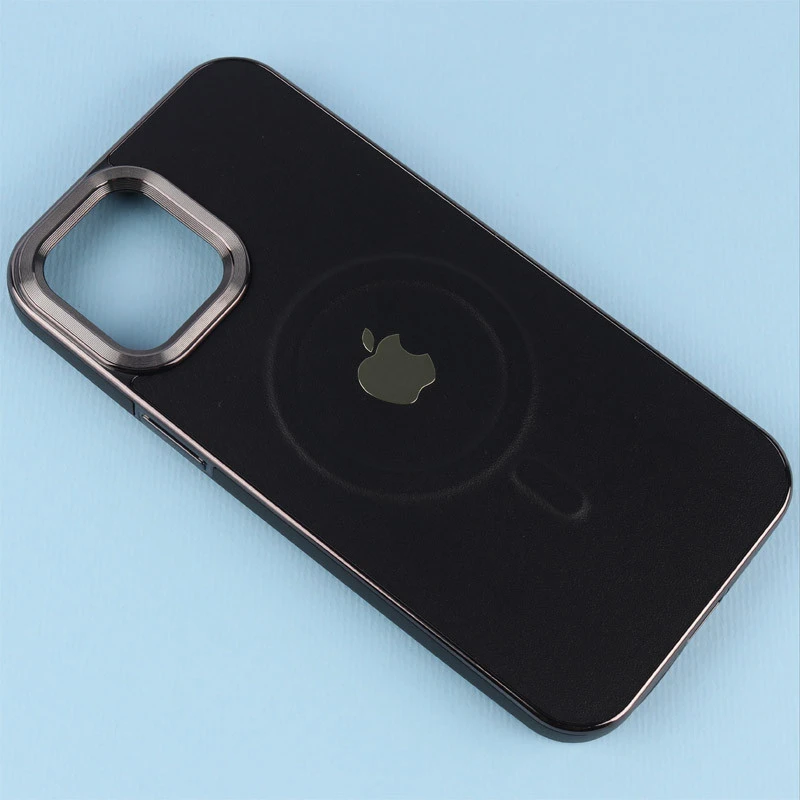 قاب چرمی مگ سیف آیفون iPhone 12 Pro Max دور لنز براق