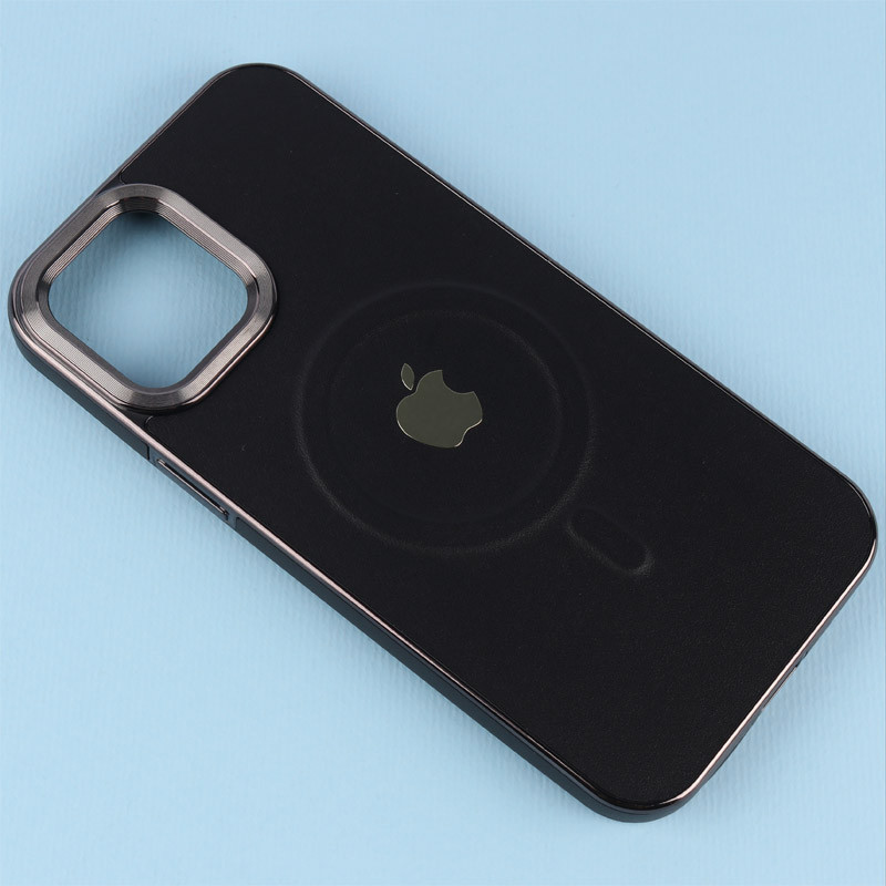 قاب چرمی مگ سیف آیفون iPhone 12 Pro Max دور لنز براق