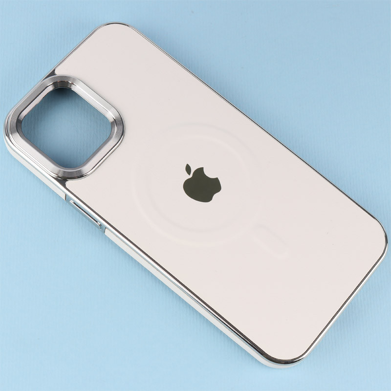 قاب چرمی مگ سیف آیفون iPhone 12 Pro Max دور لنز براق